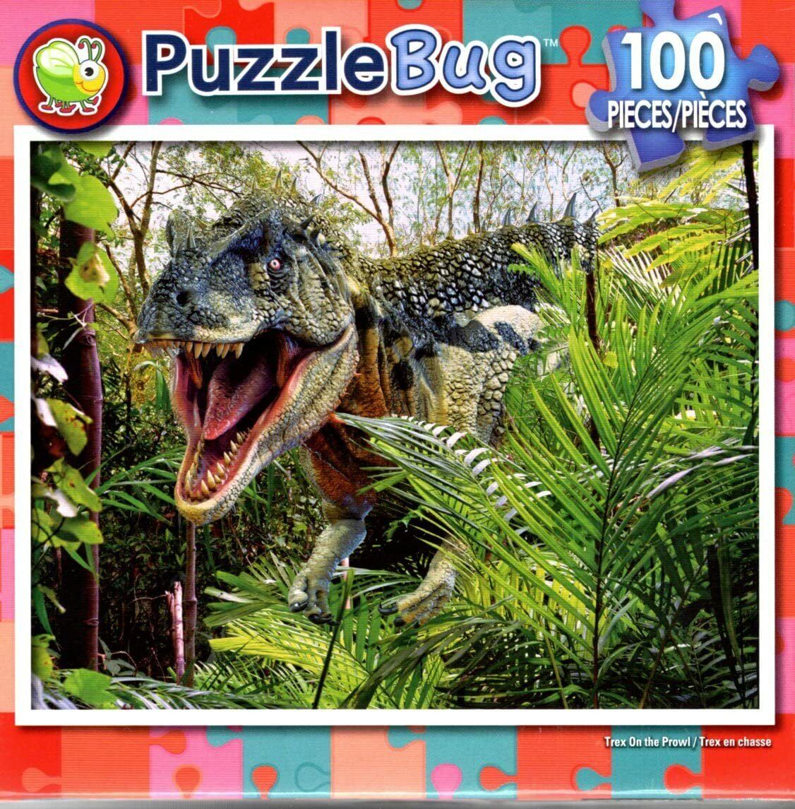 Puzzlebug Trex On the Prowl 100 Piece Jigsaw Puzzle