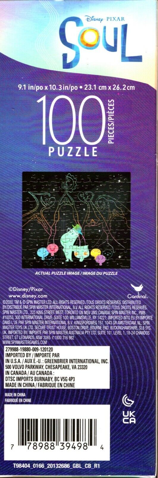Disney Pixar Soul - 100 Pieces Jigsaw Puzzle