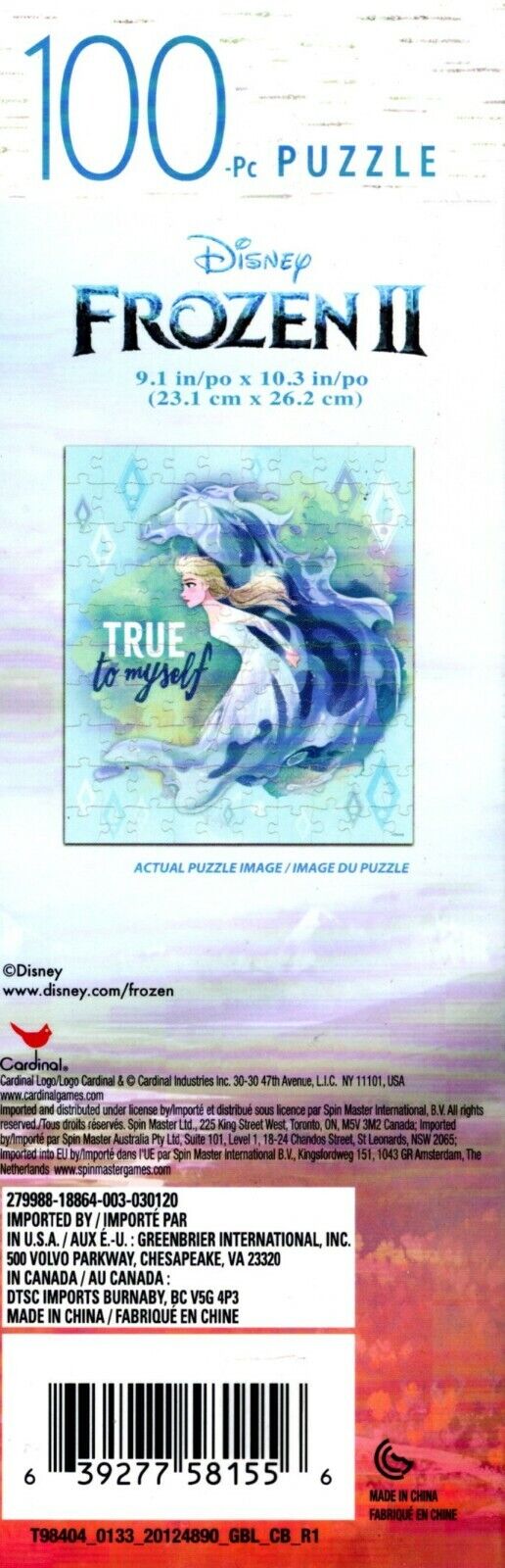 Disney Frozen II - 100 Pieces Jigsaw Puzzle v2