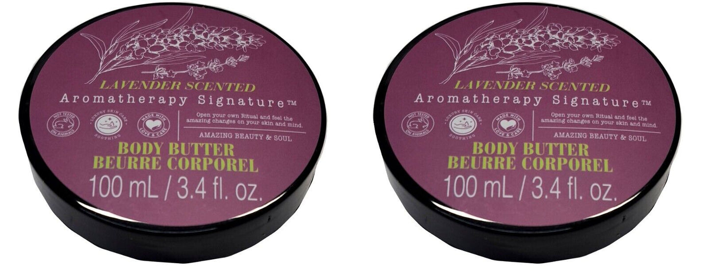 Body Butter - Lavender Scented - Luxury Skin Care 3.4fl oz. 100ml