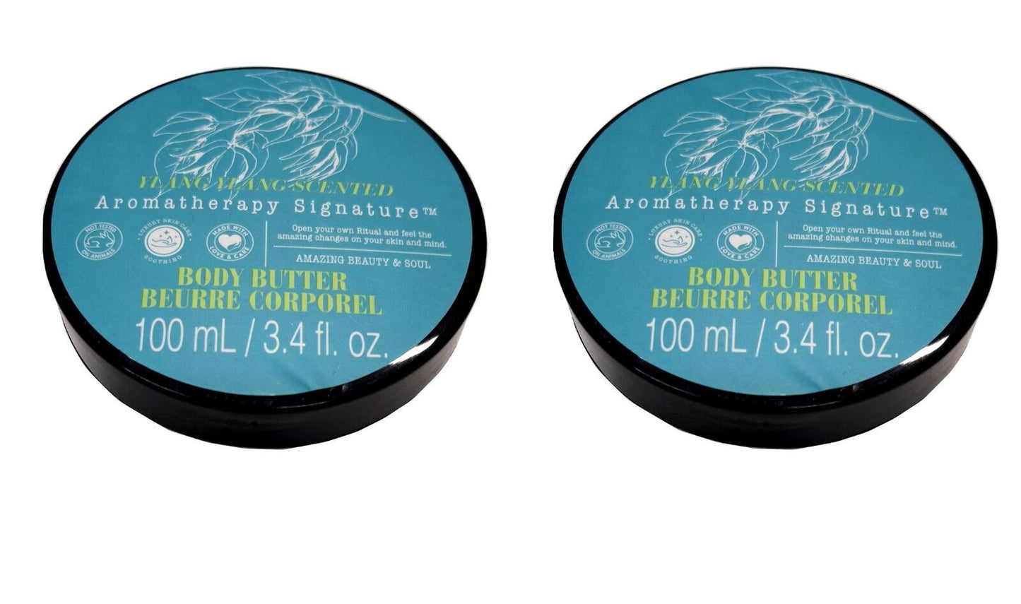 Aromatherapy Body Butter - Ylang Ylang Scented - Luxury Skin Care 3.4fl oz