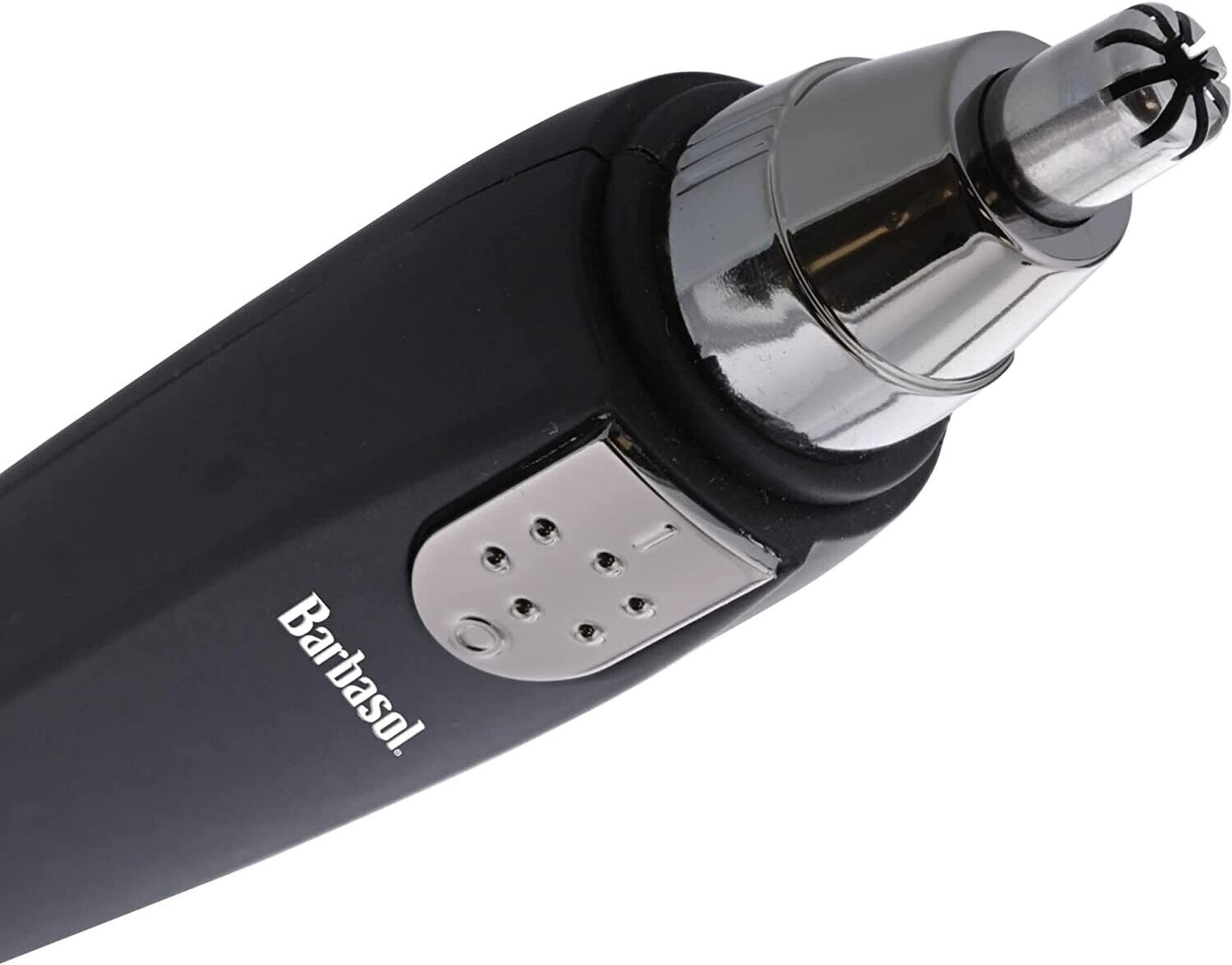 Barbasol Portable Battery Powered Ear and Nose Trimmer with Stainless Steel