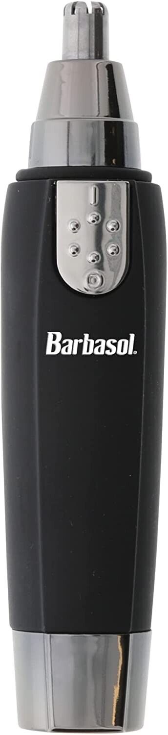 Barbasol Portable Battery Powered Ear and Nose Trimmer with Stainless Steel