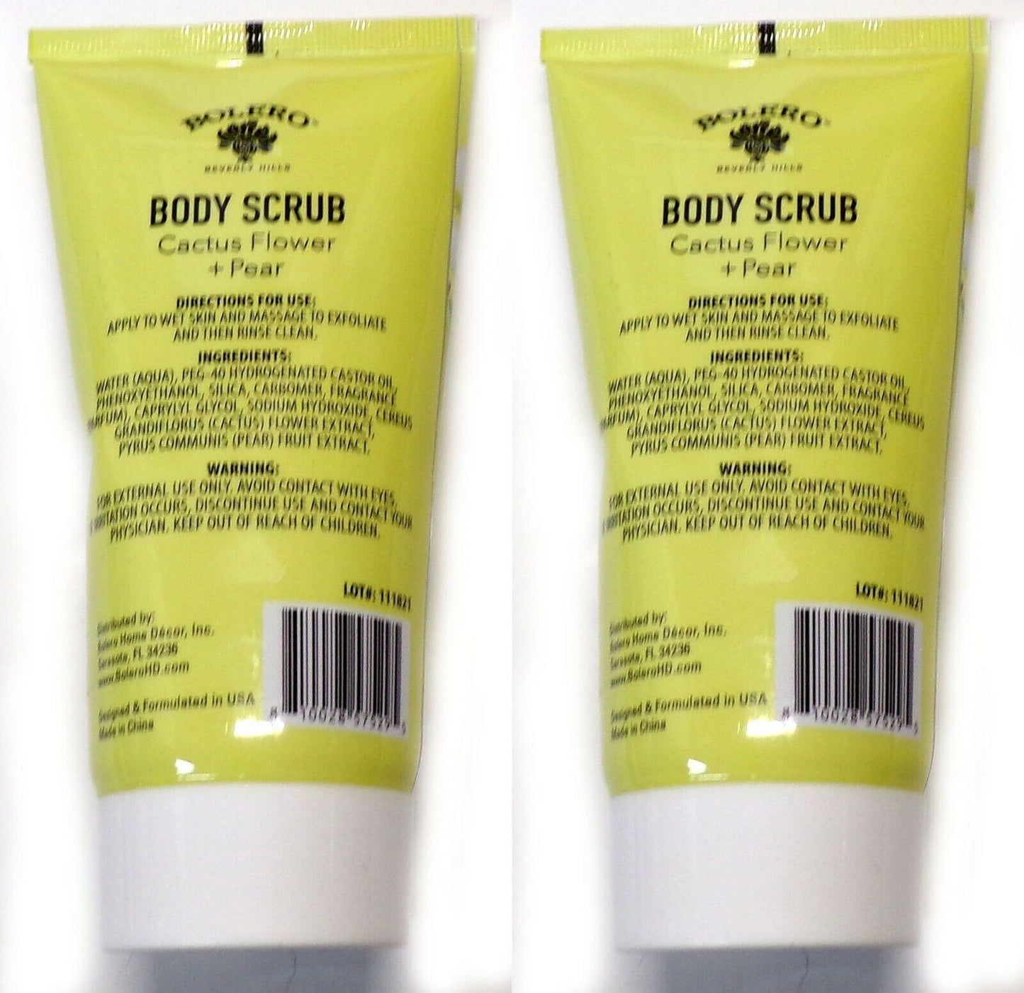 Body Scrub Cactus Flower + Pear 5fl oz (147.8ml) (Set of 2)