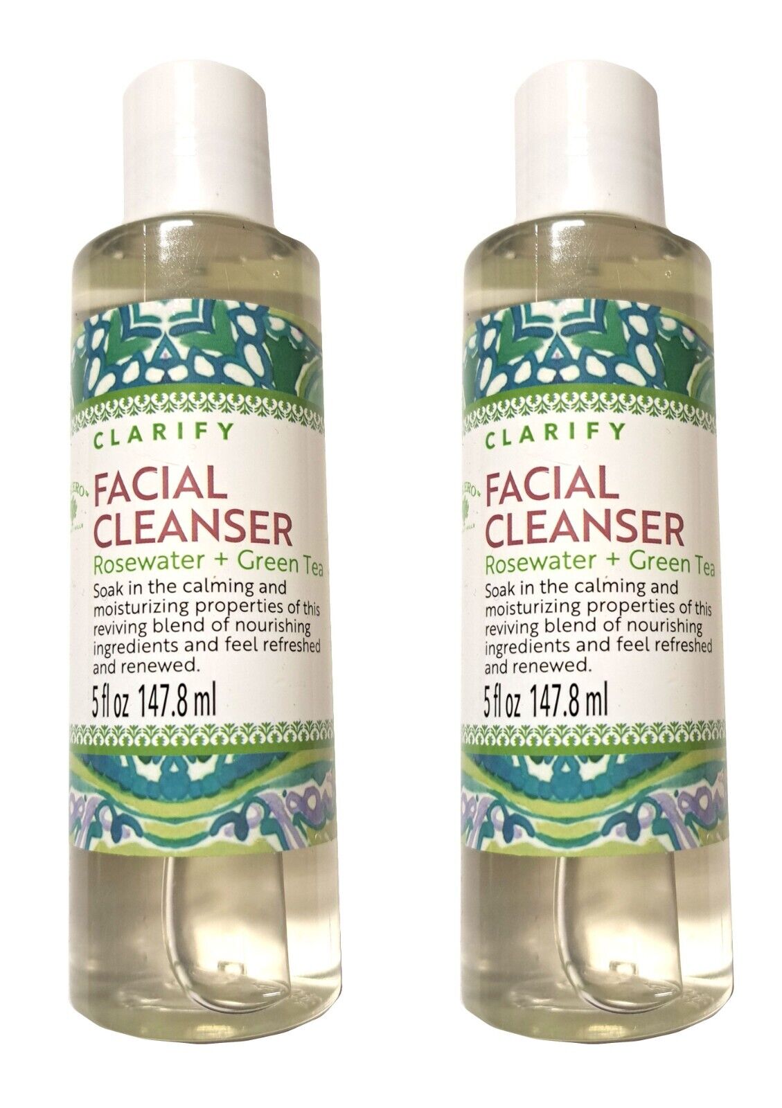 Bolero Clarify Facial Cleanse - Rosewater & Green Tea 5fl oz (Set of 2)