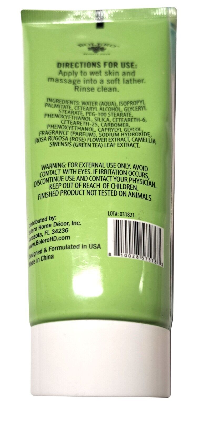 Bolero Clarify Gentle Face Exfoliator - Rosewater & Green Tea 3fl oz (Set of 2)