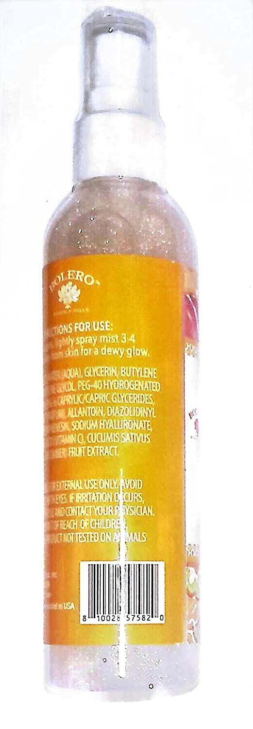 Bolero Energy Boost - Facial Mist - Vitamin C + Cucumber 4fl oz 118.2ml (Set of 2)