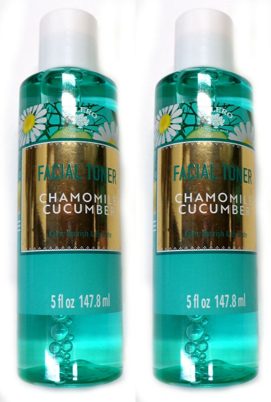 Bolero Facial Toner Chamomile + Cucumber Calm, Nourish & Hydrate Set of 2 Pack