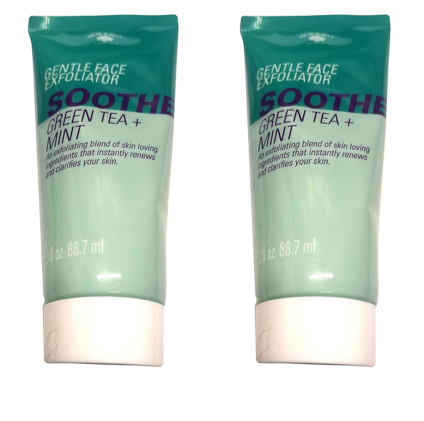 Bolero Gentle Facial Exfoliator Soothe - Green Tea & Mint 3fl oz Set of 2