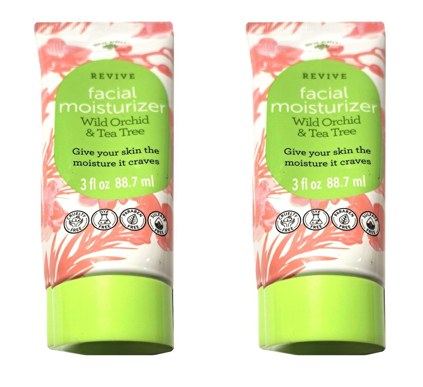 Bolero Revive Facial Moisturizer - Wild Orchid & Tea Tree 3fl oz (Set of 2)