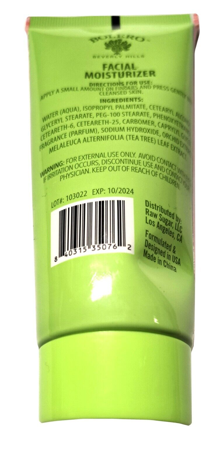 Bolero Revive Facial Moisturizer - Wild Orchid & Tea Tree 3fl oz (Set of 2)