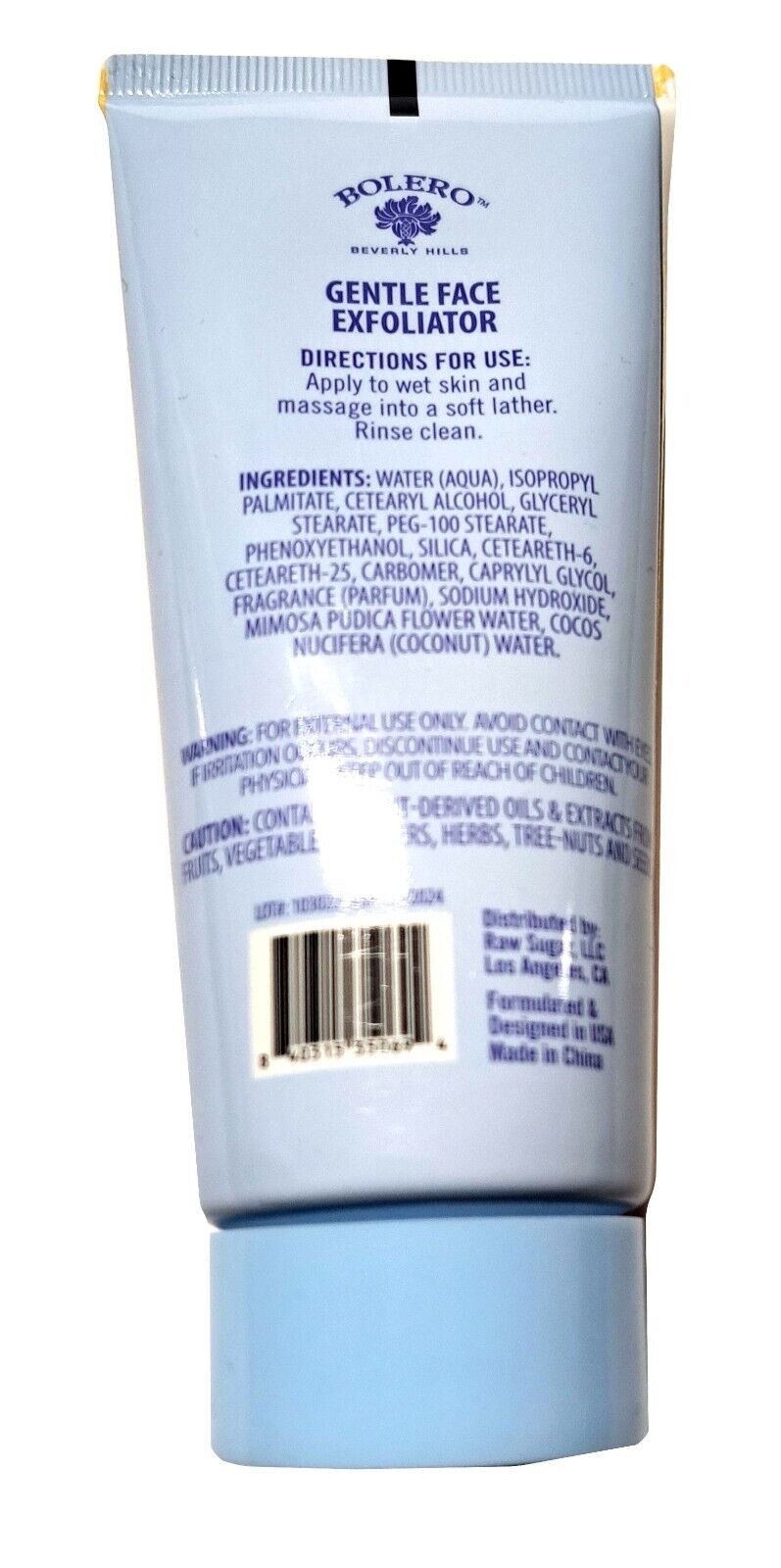 Bolero Revive Gentle Face Exfoliator - Mimosa Flower & Coconut 3fl oz Set of 2