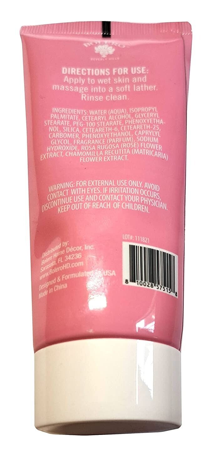 Bolero Revive Gentle Face Exfoliator - Rosewater & Chamomile 3fl oz