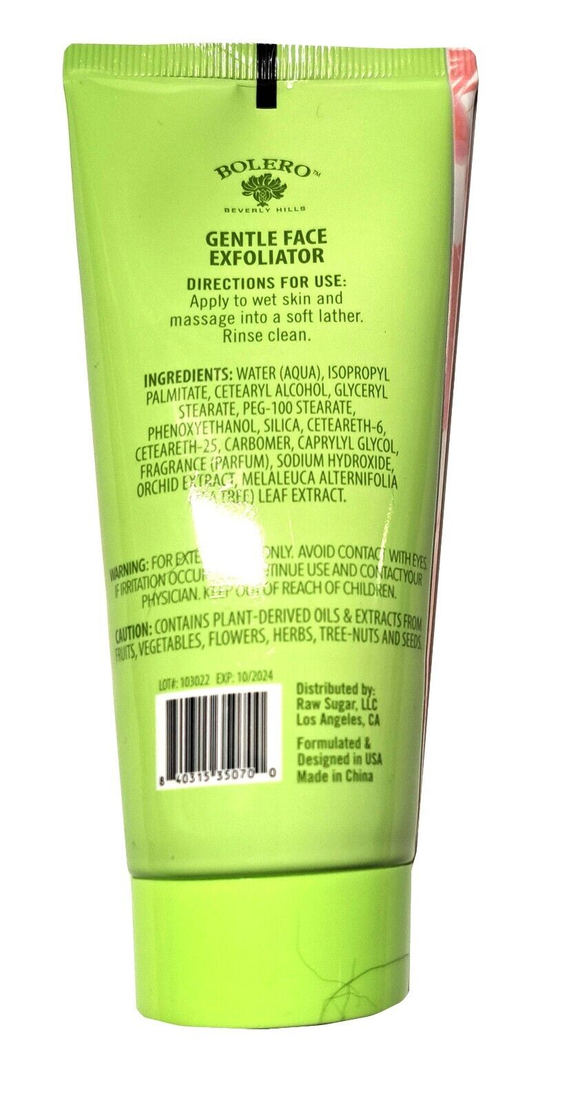Bolero Revive Gentle Face Exfoliator - Wild Orchid & Tea Tree 3fl oz (Set of 2)