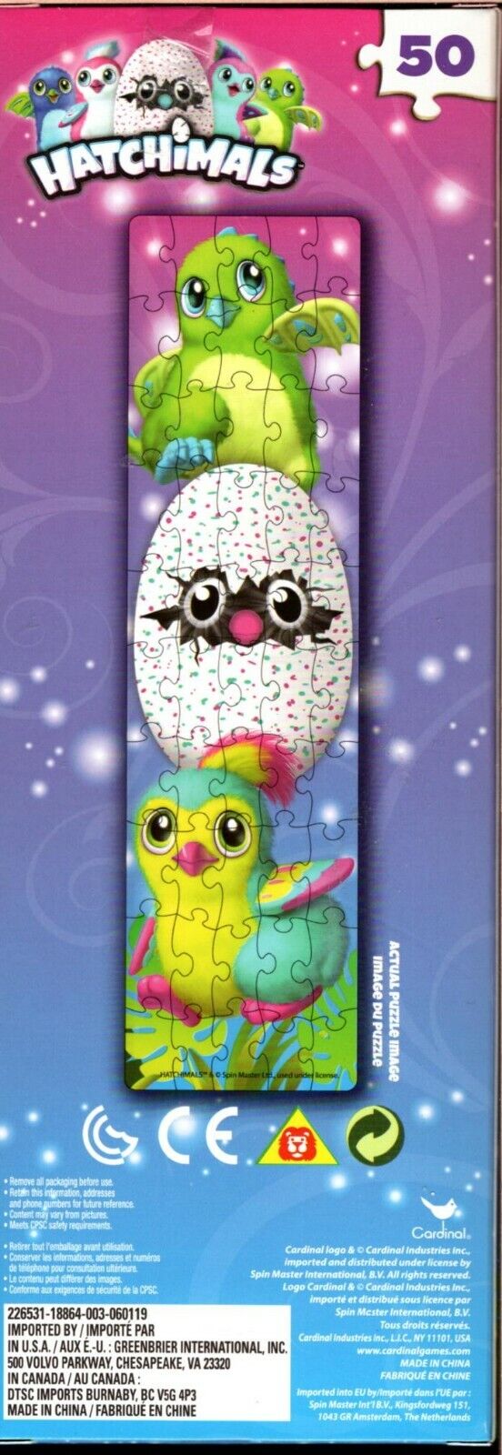 Hatchimals - 50 Piece Tower Jigsaw Puzzle v2