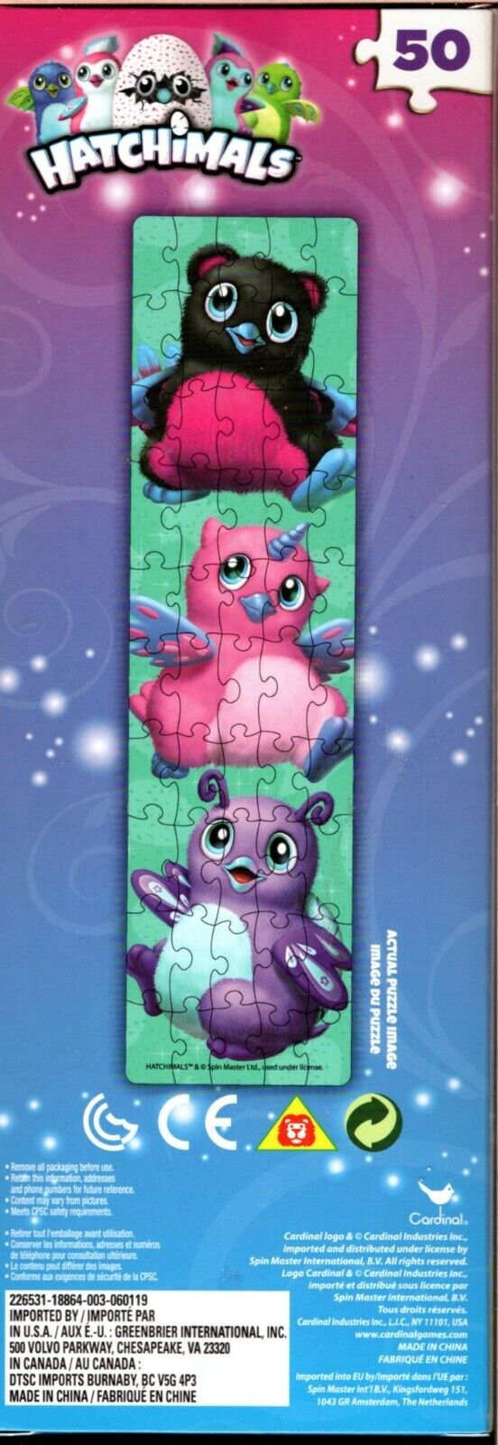 Hatchimals - 50 Piece Tower Jigsaw Puzzle v3