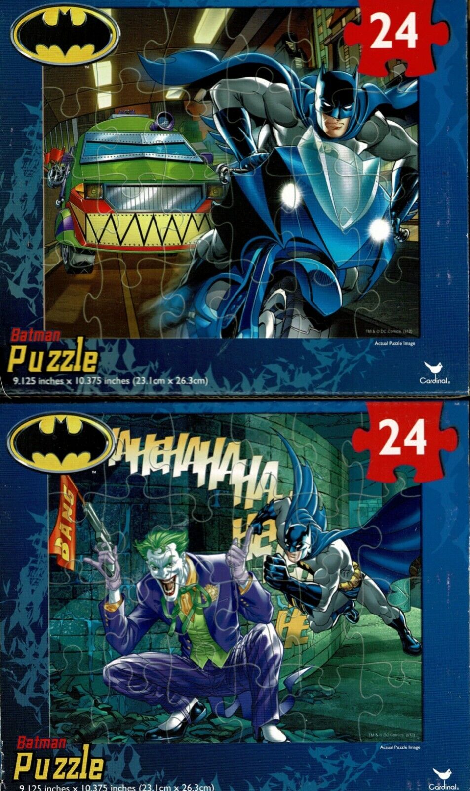 Batmen - 24 Piece Jigsaw Puzzle (Set of 2)