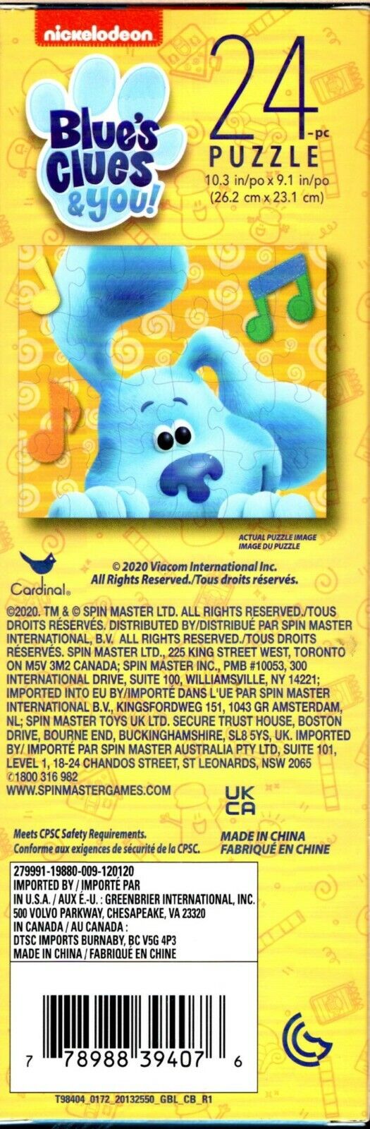 Blue`s Clues & you! - 24 Piece Tower Jigsaw Puzzle