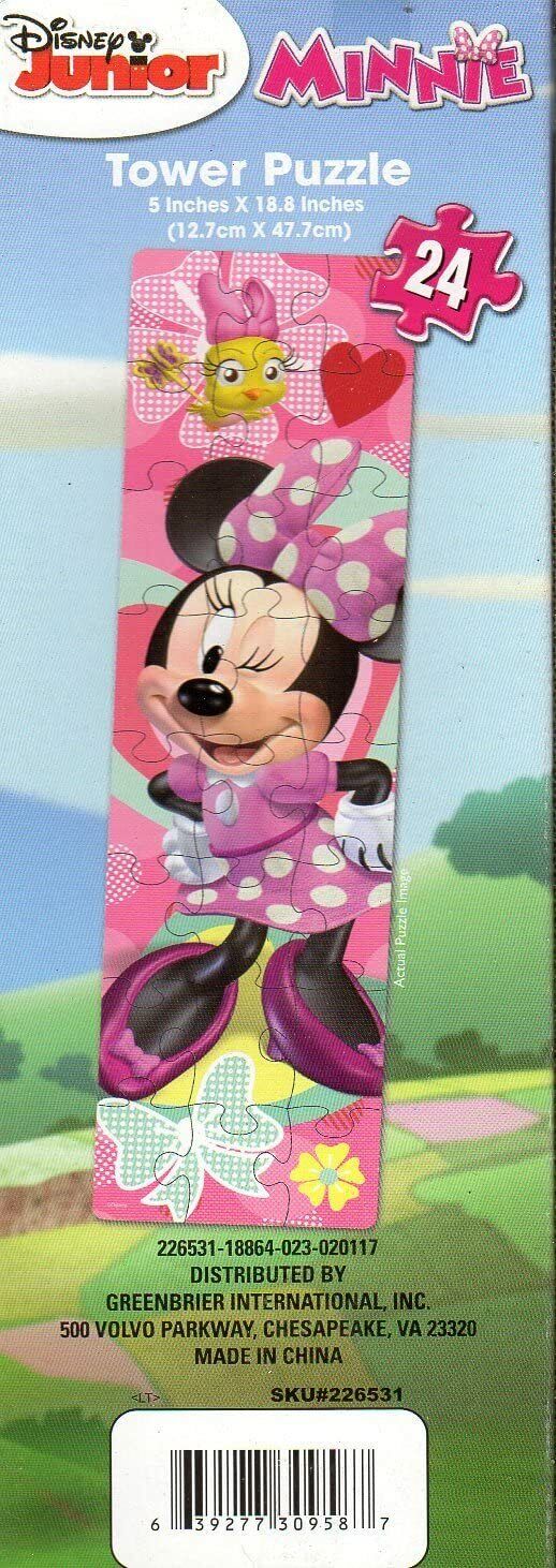 Cardinal Disney Minnie Mouse - 24 Piece Tower Jigsaw Puzzle - v2
