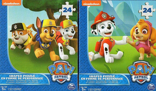 Nickelodeon Paw Patrol - 24 Pieces Jigsaw Puzzle (Set of 2)
