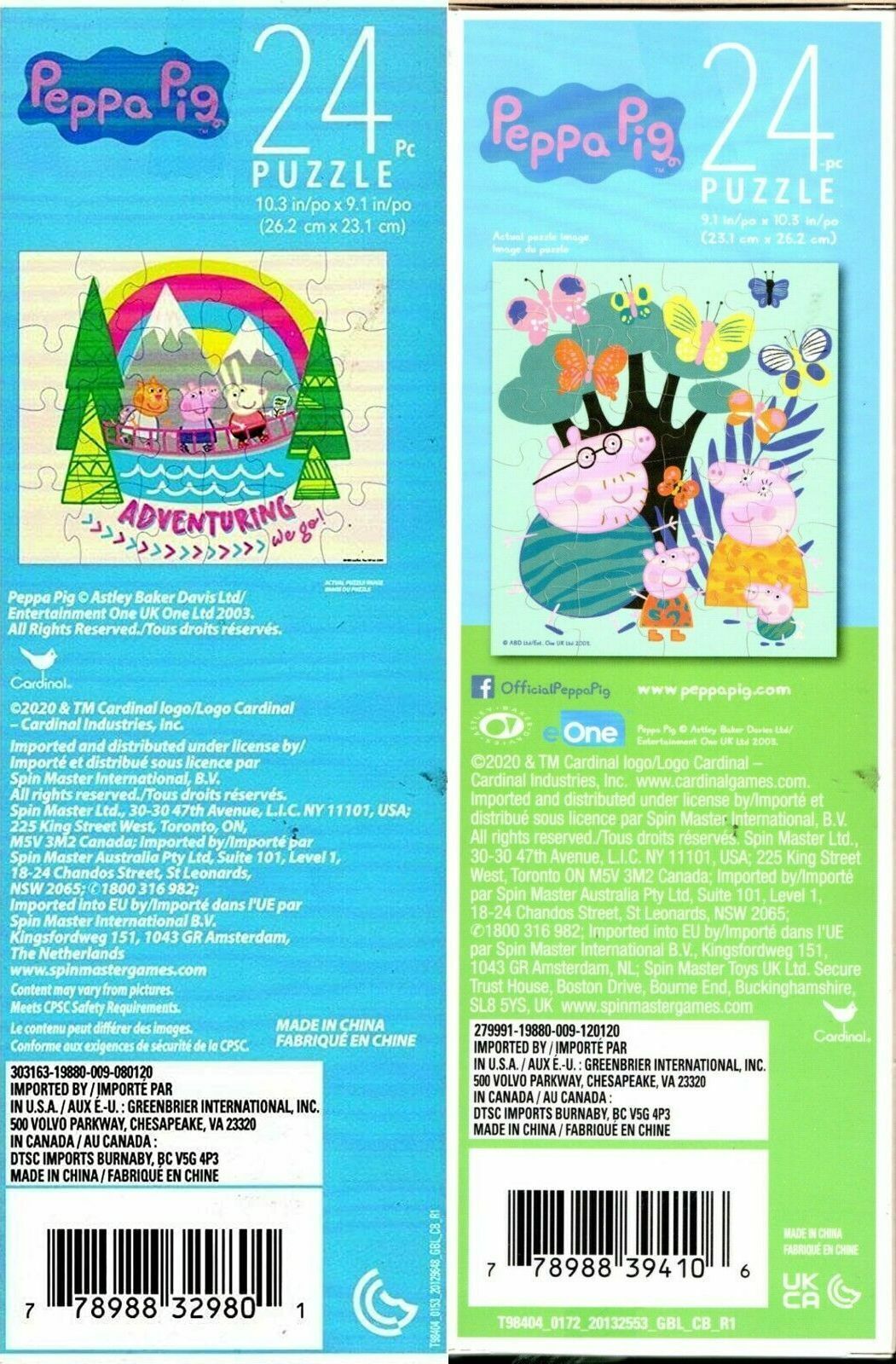 Peppa Pig - 24 Pieces Jigsaw Puzzle - v1