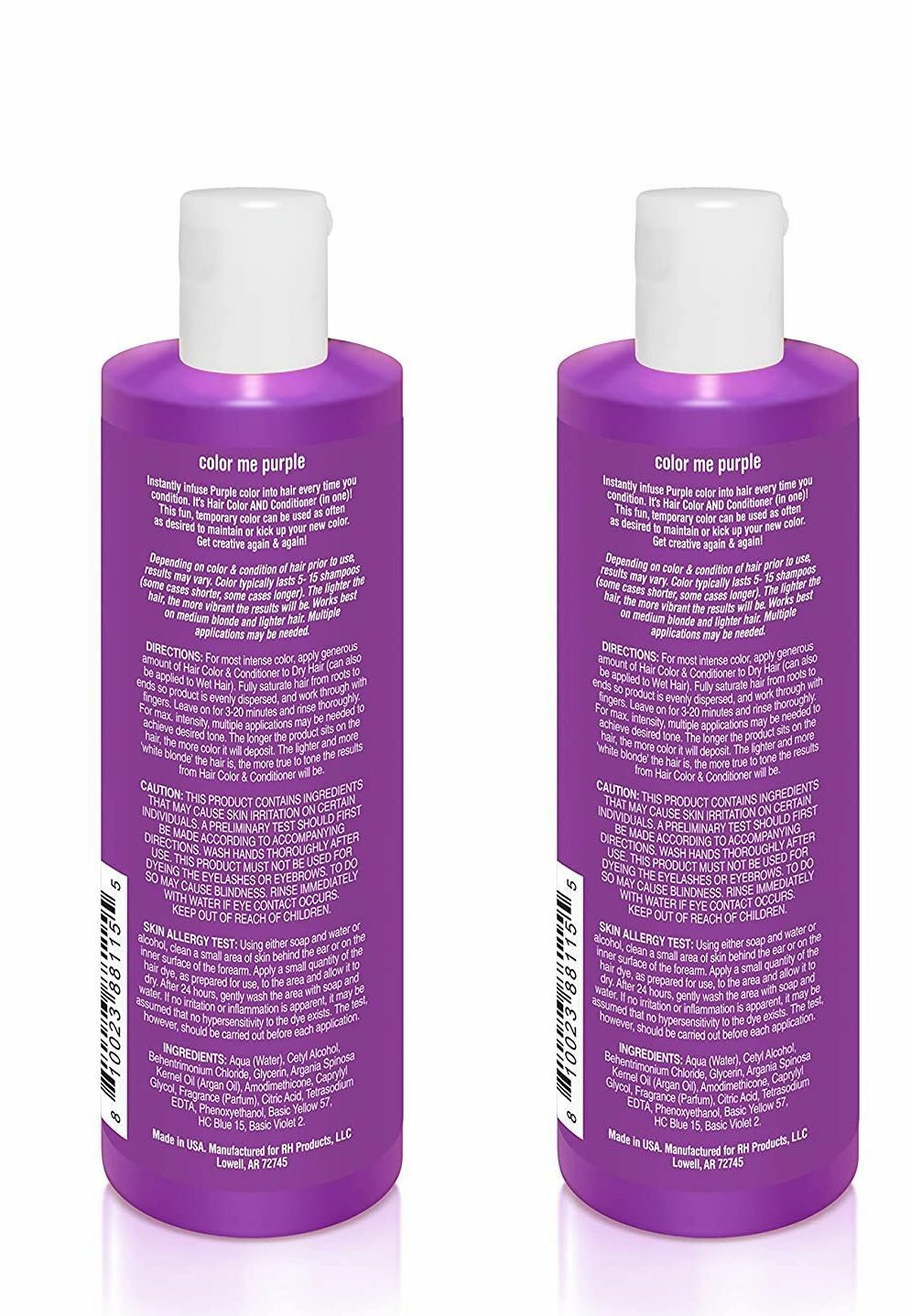 Rock The Locks Rock the Locks Hair Color and Conditioner (All in One Bottle) Set