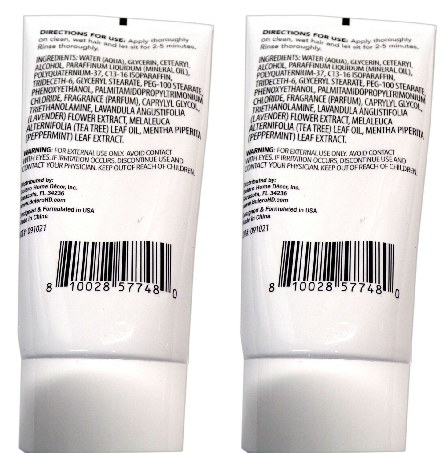 Hair Masque Lavender & Tea Tree Infused with Fresh Mint 5fl oz (142 ml) Set