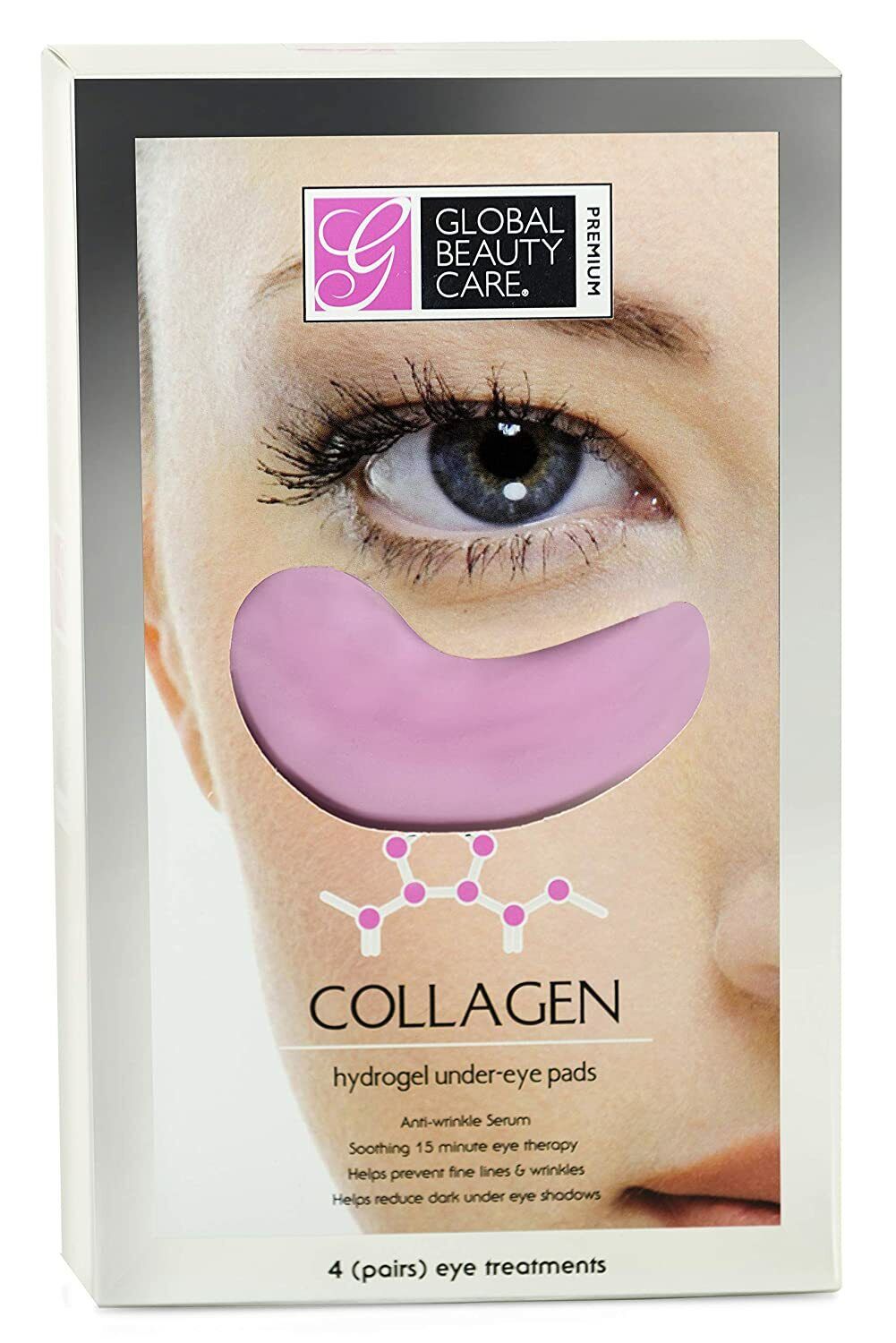 Collagen Hydrogel Under-Eye Pads - 4 Pairs (Set of 2)