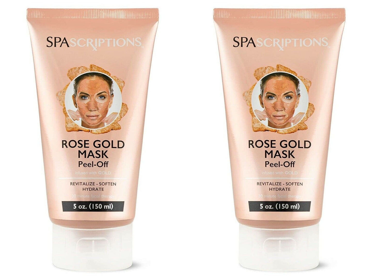 Peel-Off Rose Gold Mask (Set of 2)