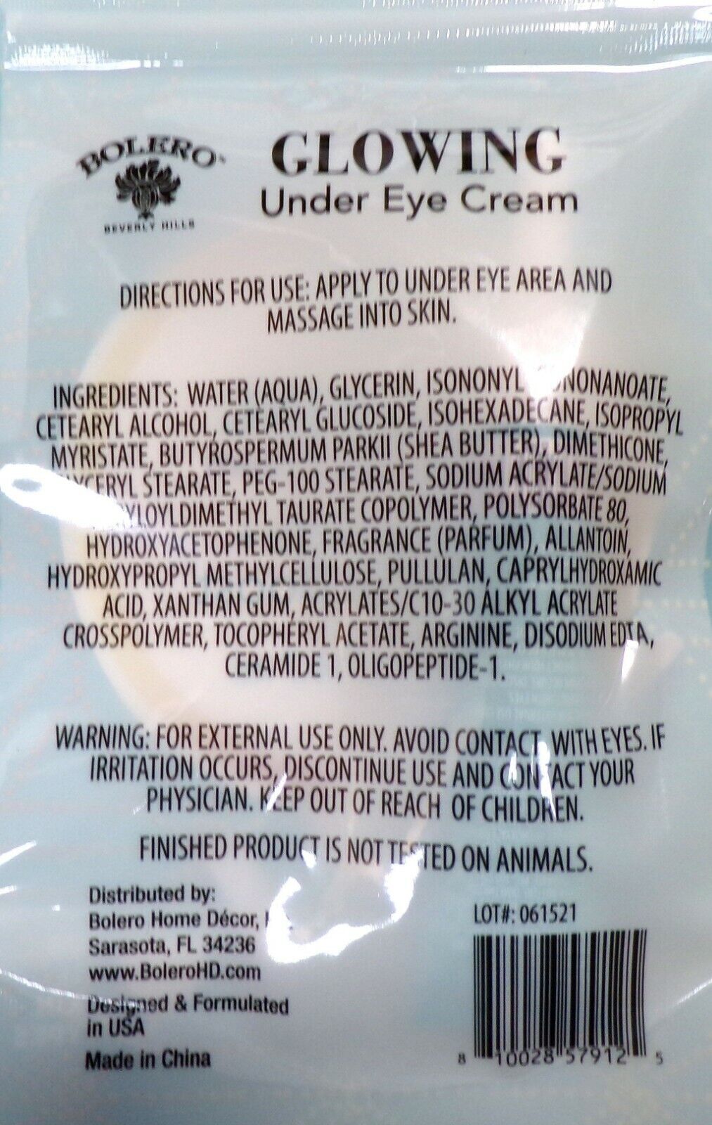 Glowing Under Eye Cream Ceramide + Peptide Boost 5fl oz (14.7ml) Set of 2