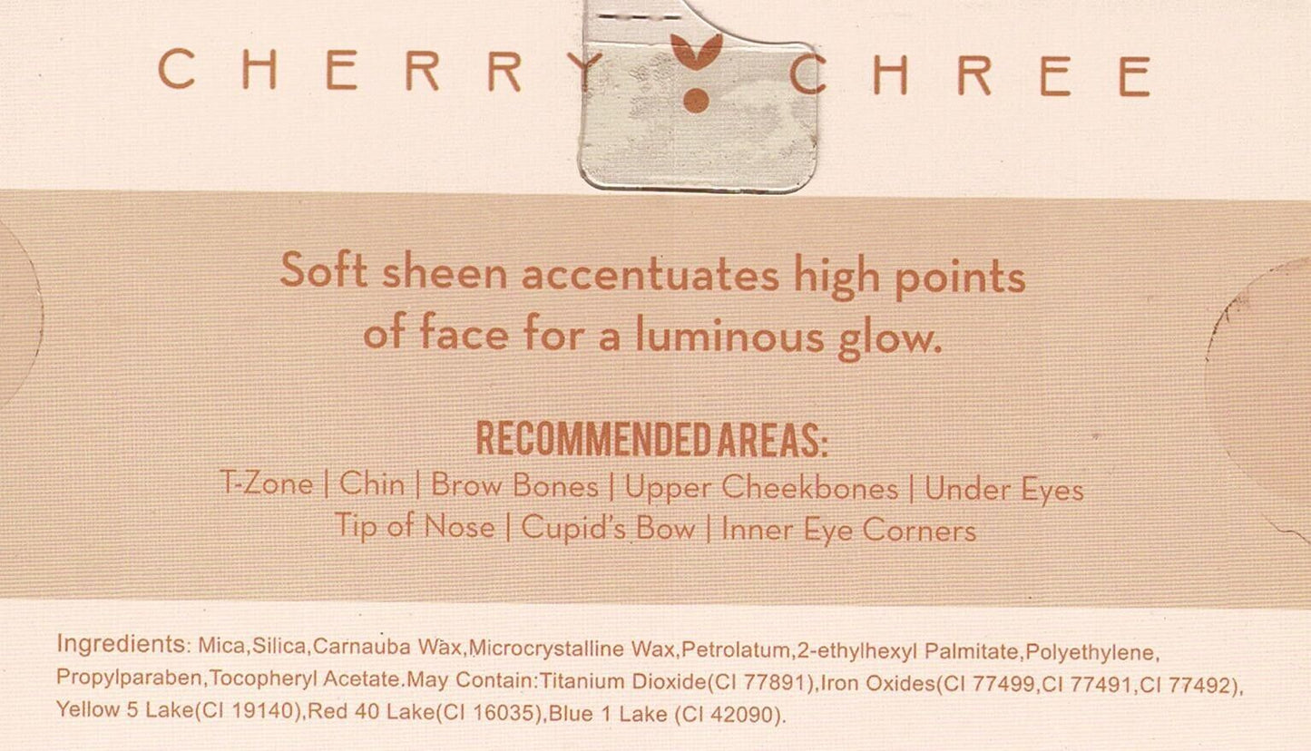 Cheery & Chree Throw Glow Highlighting Cream Stick (Tan) Creamy Formula Set of 2