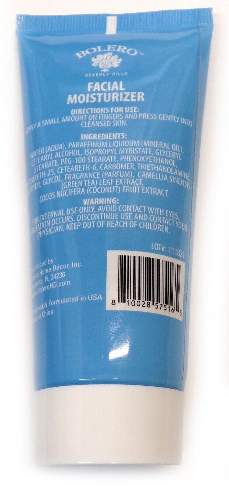 Facial Moisturizer Green Tea + Coconut 3fl oz (88.7ml)