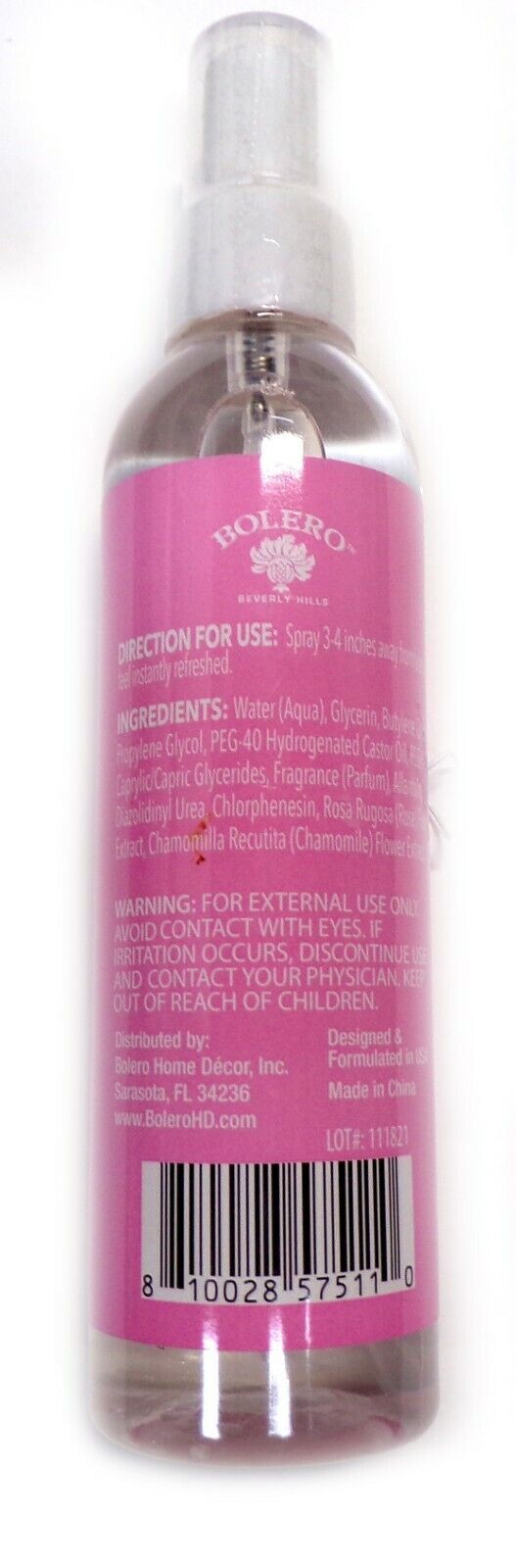 Facial Mist Rosewater + Chamomile 4fl oz (148ml)