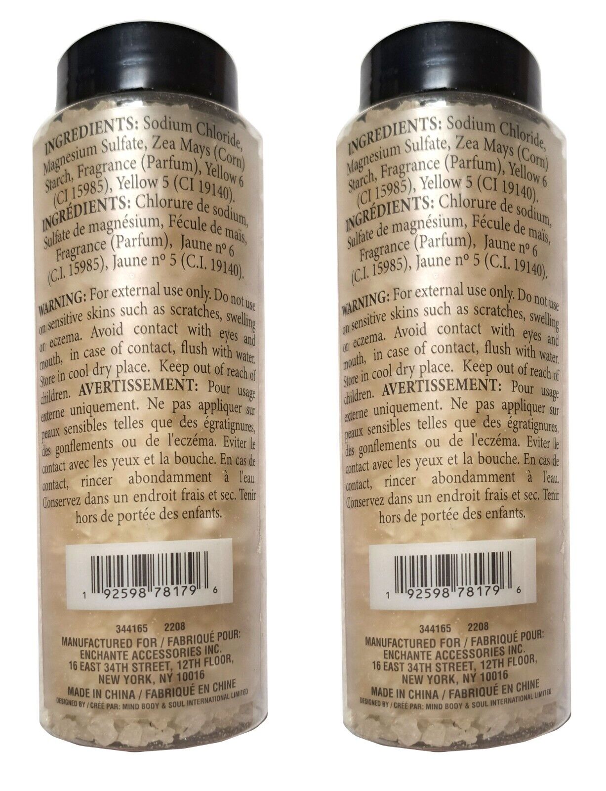 Crystal Waters Harmony Amazing Beauty & Soul Roman Chamomile Bath Salts