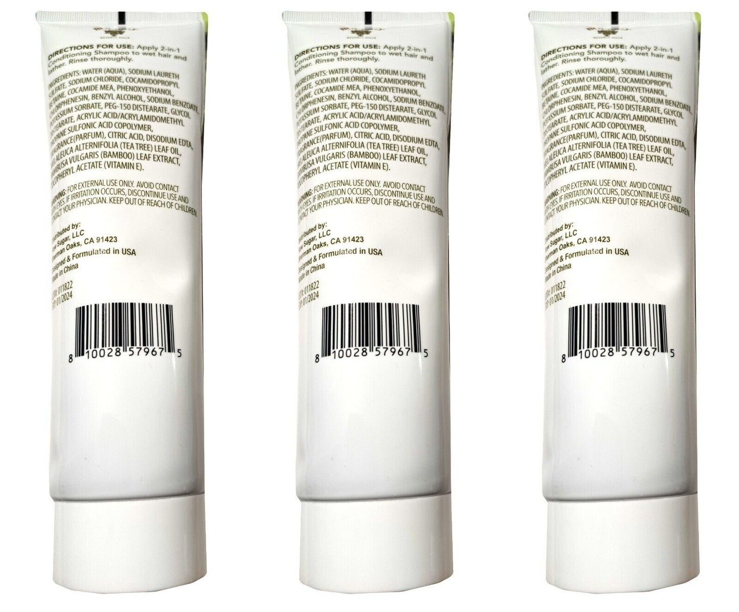 Bolero Restore 2-in-1 Conditioning Shampoo Tea Tree & Bamboo Infused With Pro Vitamin E 10.2 oz 300 ml (Set of 3 Pack)