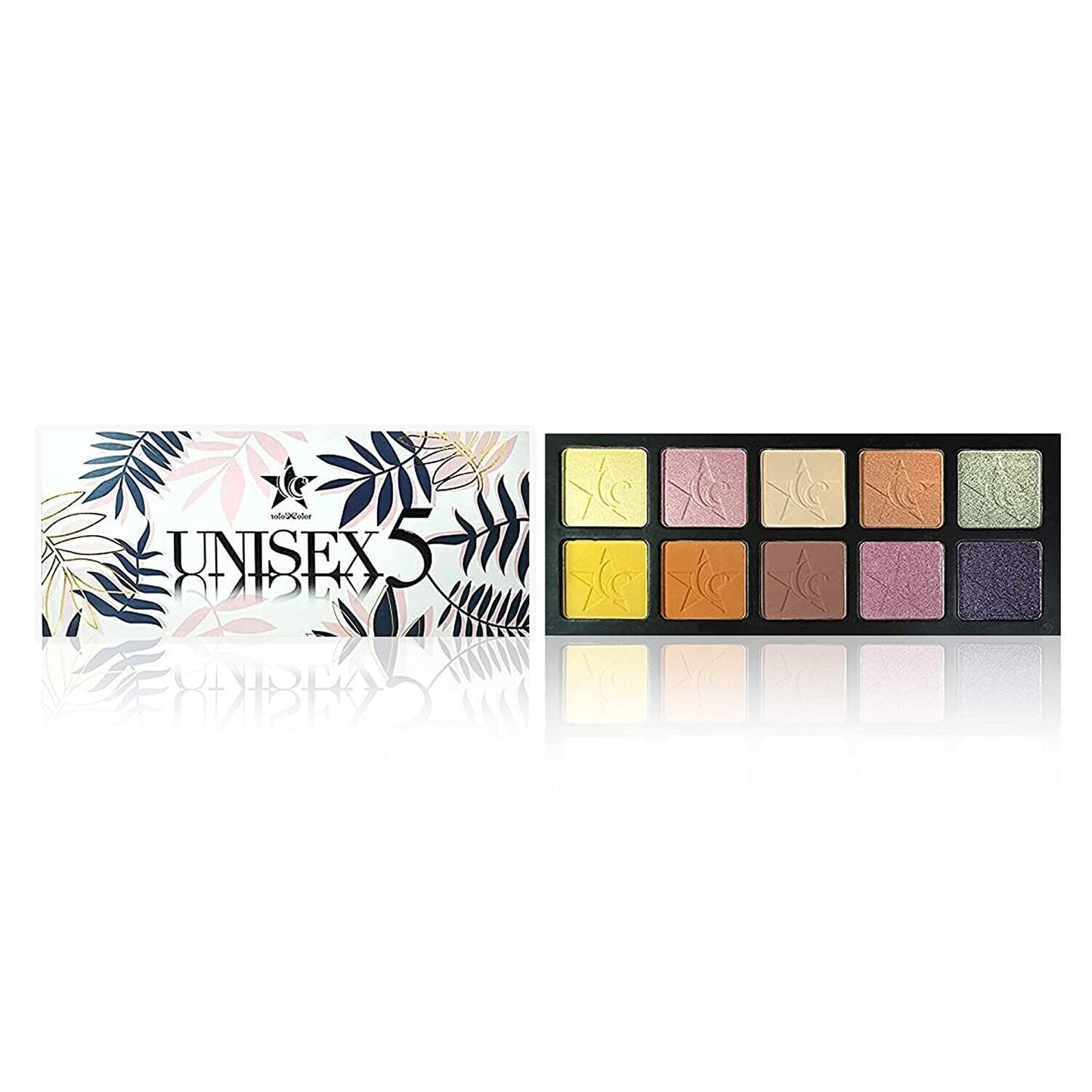 Ccolor Cosmetics - Unisex 5, 10-Color Eyeshadow Palette, Highly Pigmented Eye