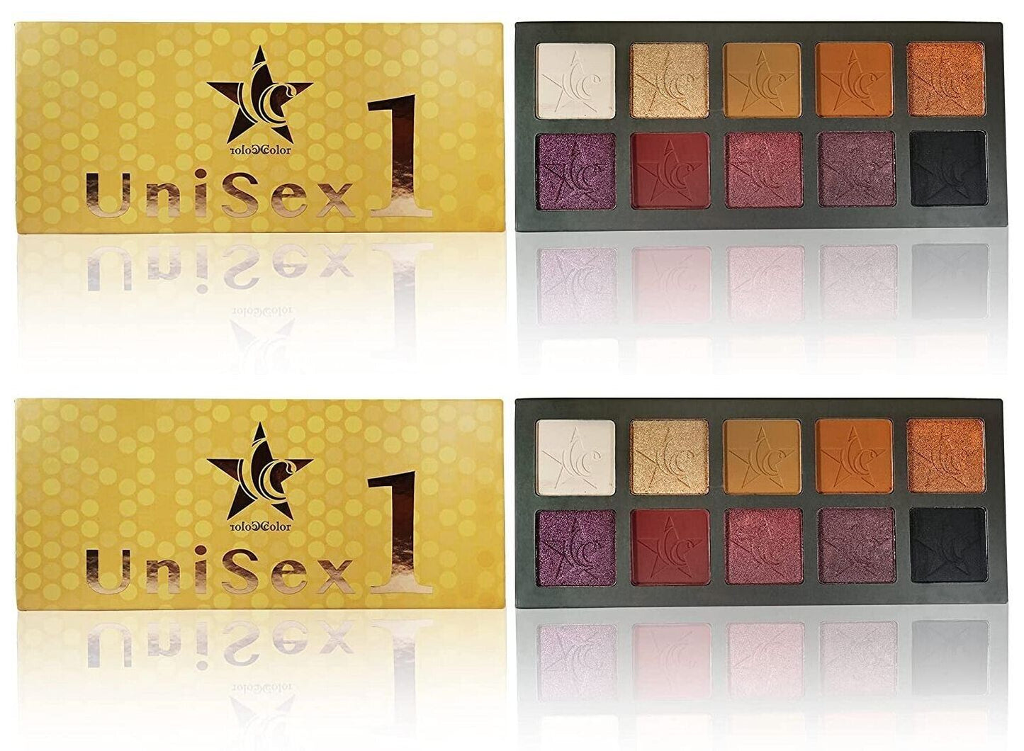 Ccolor Cosmetics - Unisex 1 - 10 Color Eyeshadow Palette, Highly Pigmented Eye