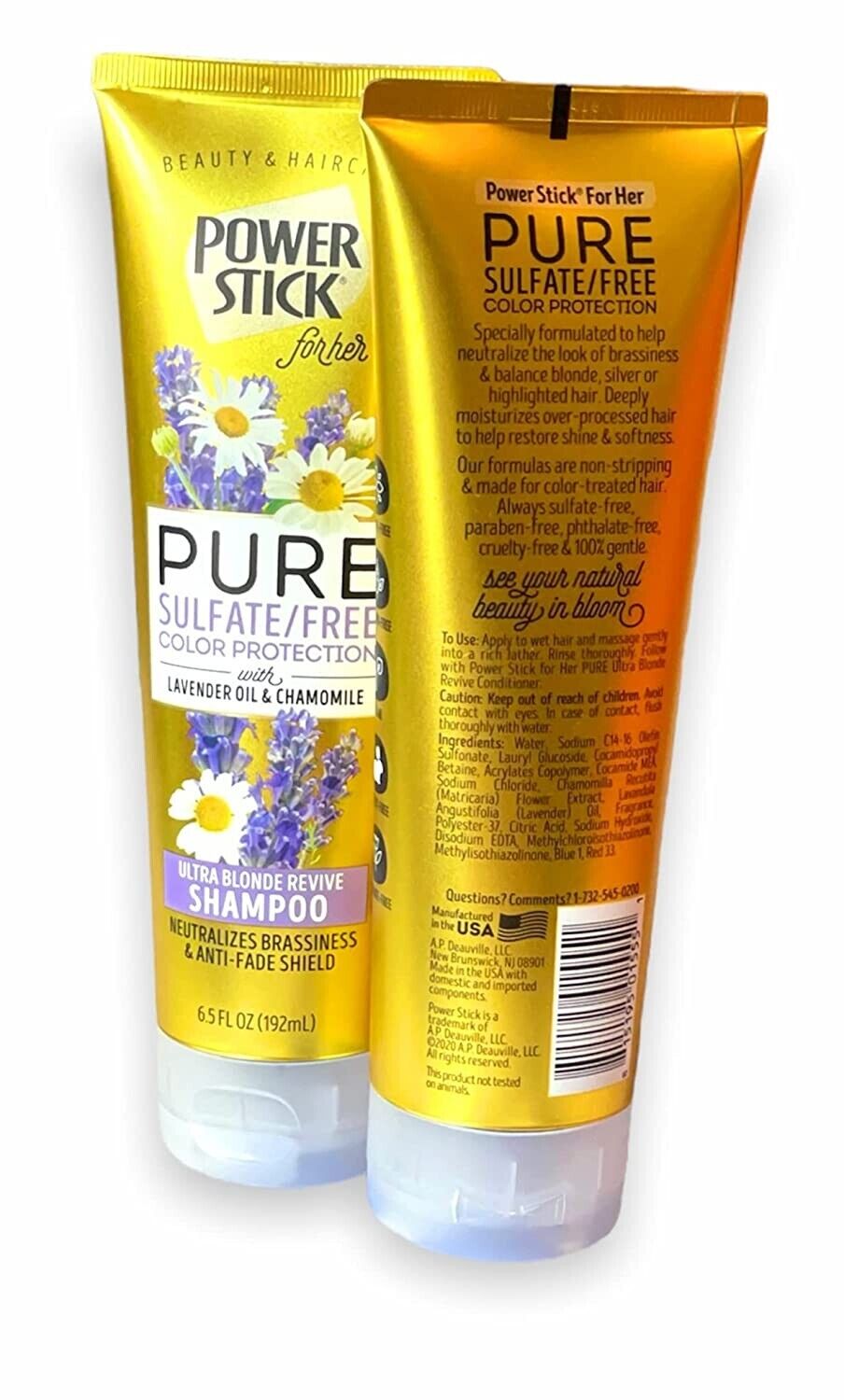 Pure Sulfate Free Ultra Blonde Revive Shampoo & Conditioner 6.5 oz (Set of 4)