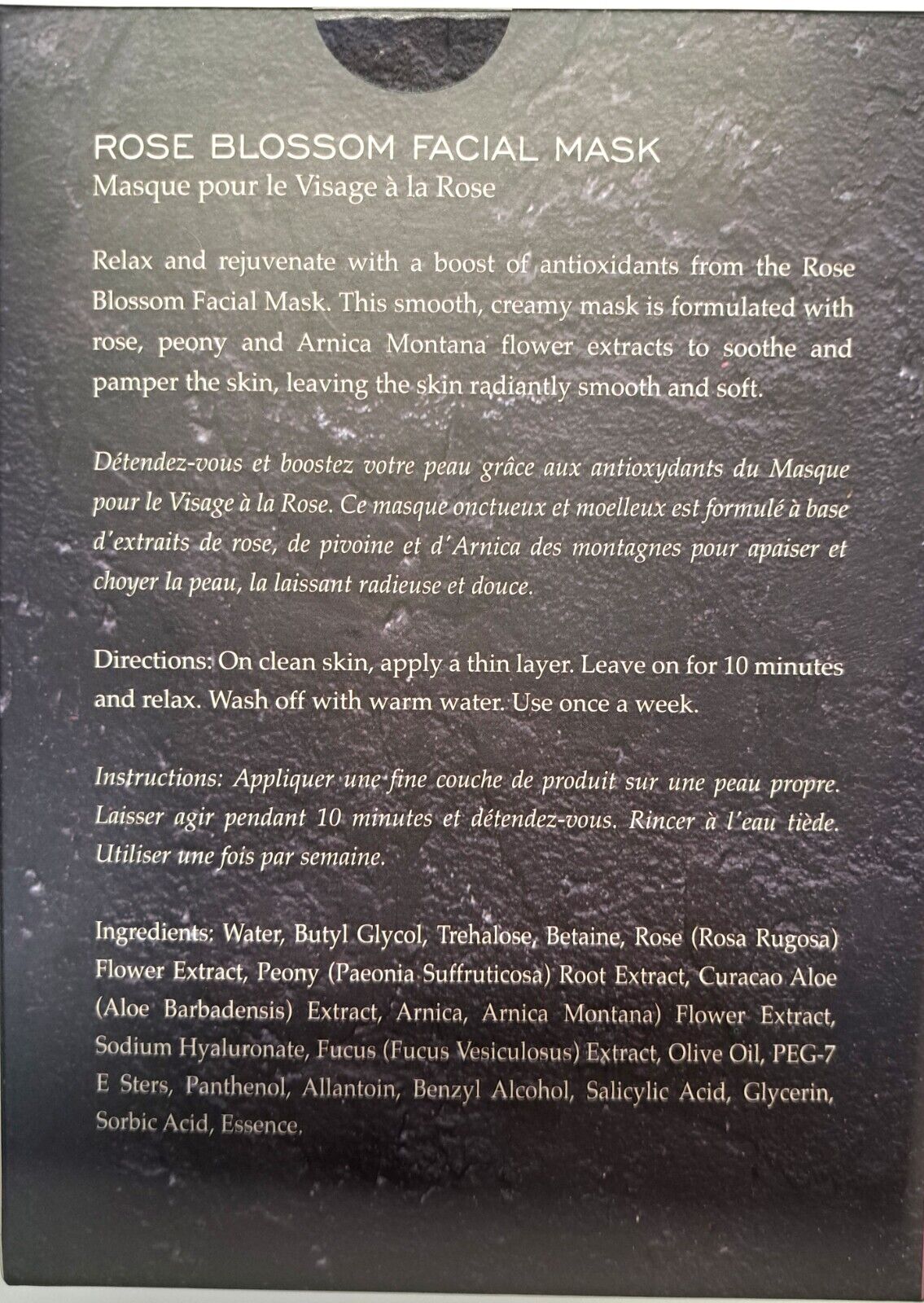 Rose Blossom Facial Mask Softens & Nourishes