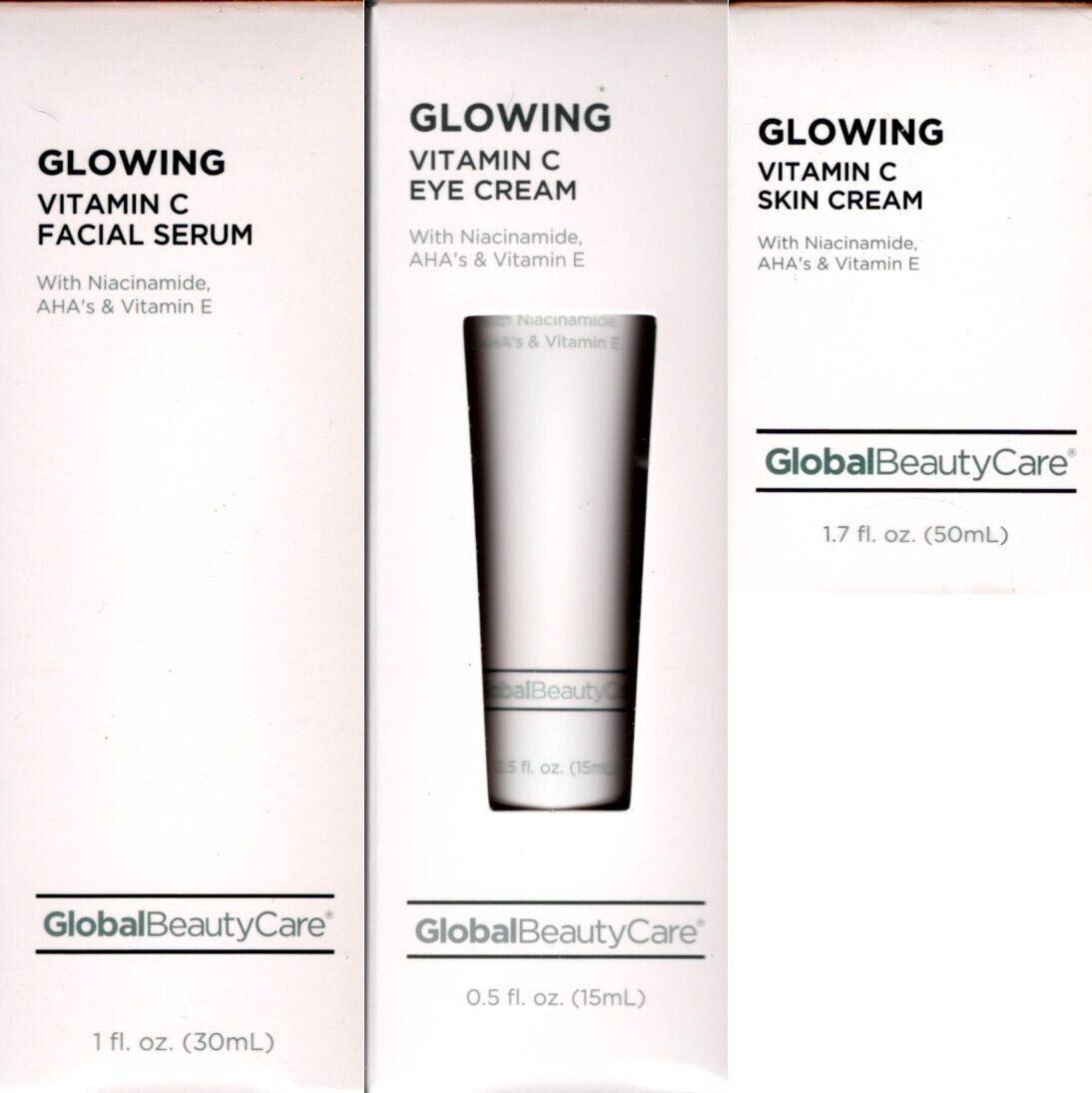 Global Facial Serum, Eye Cream, Skin Cream - Vitamin C - Vitamin C, Vitamin E