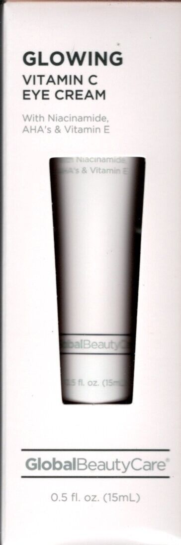 Global Glowing Vitamin C - Eye Cream with Niacinamide, AHA & Vitamin E 0.5fl oz