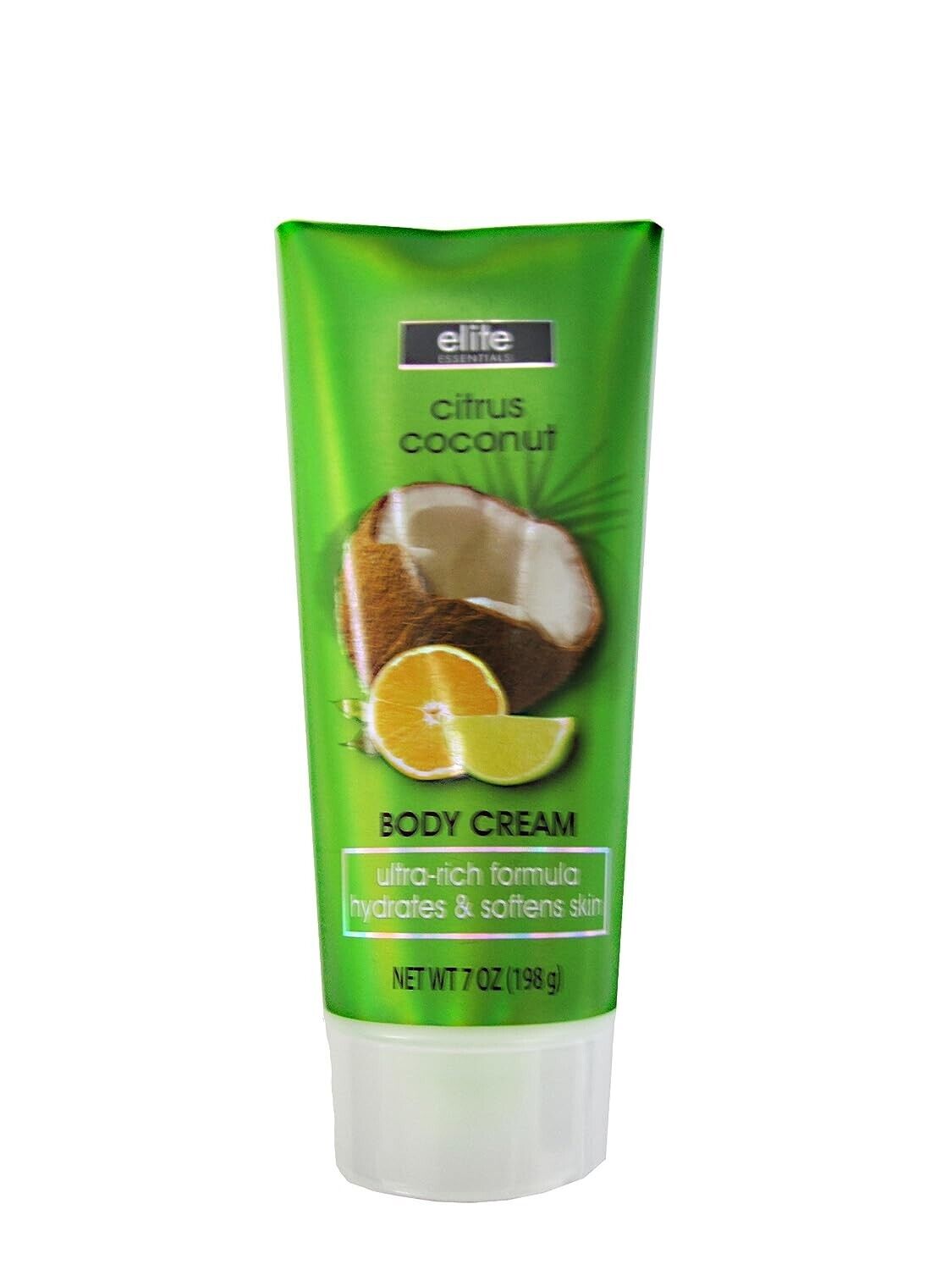 New Elite Essentials Citrus Coconut Body Cream 7.0 Oz 1 Pack