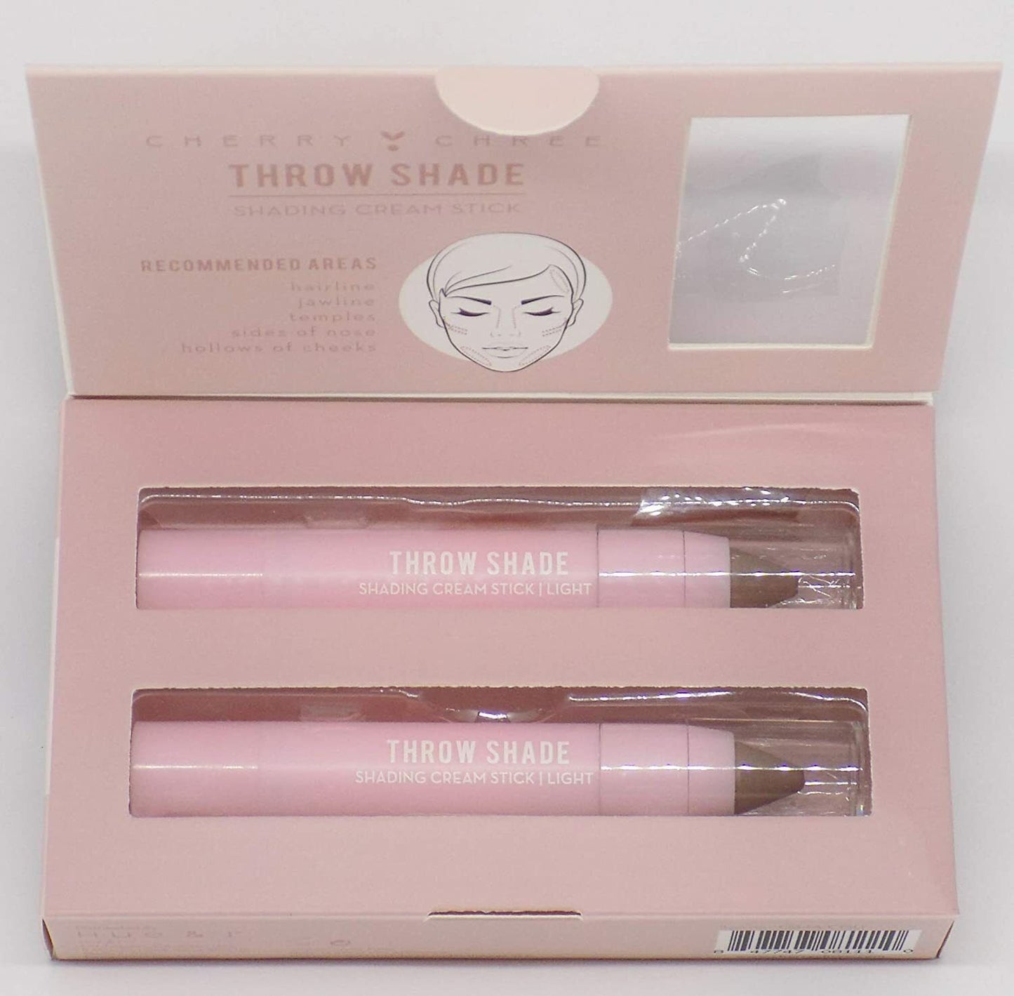 Cherry Chree Throw Shade Shading Cream Sticks, Light, Set Of Two