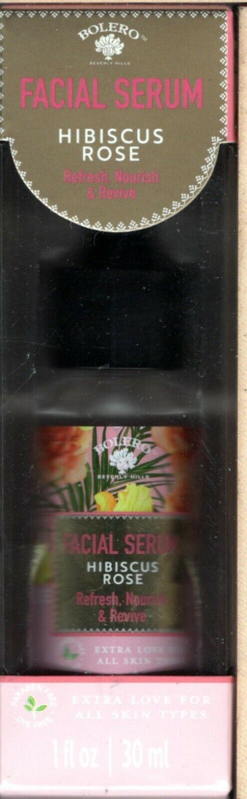 Facial Serum Hibiscus Rose Refresh, Nourish & Revive 1fl oz (30ml)