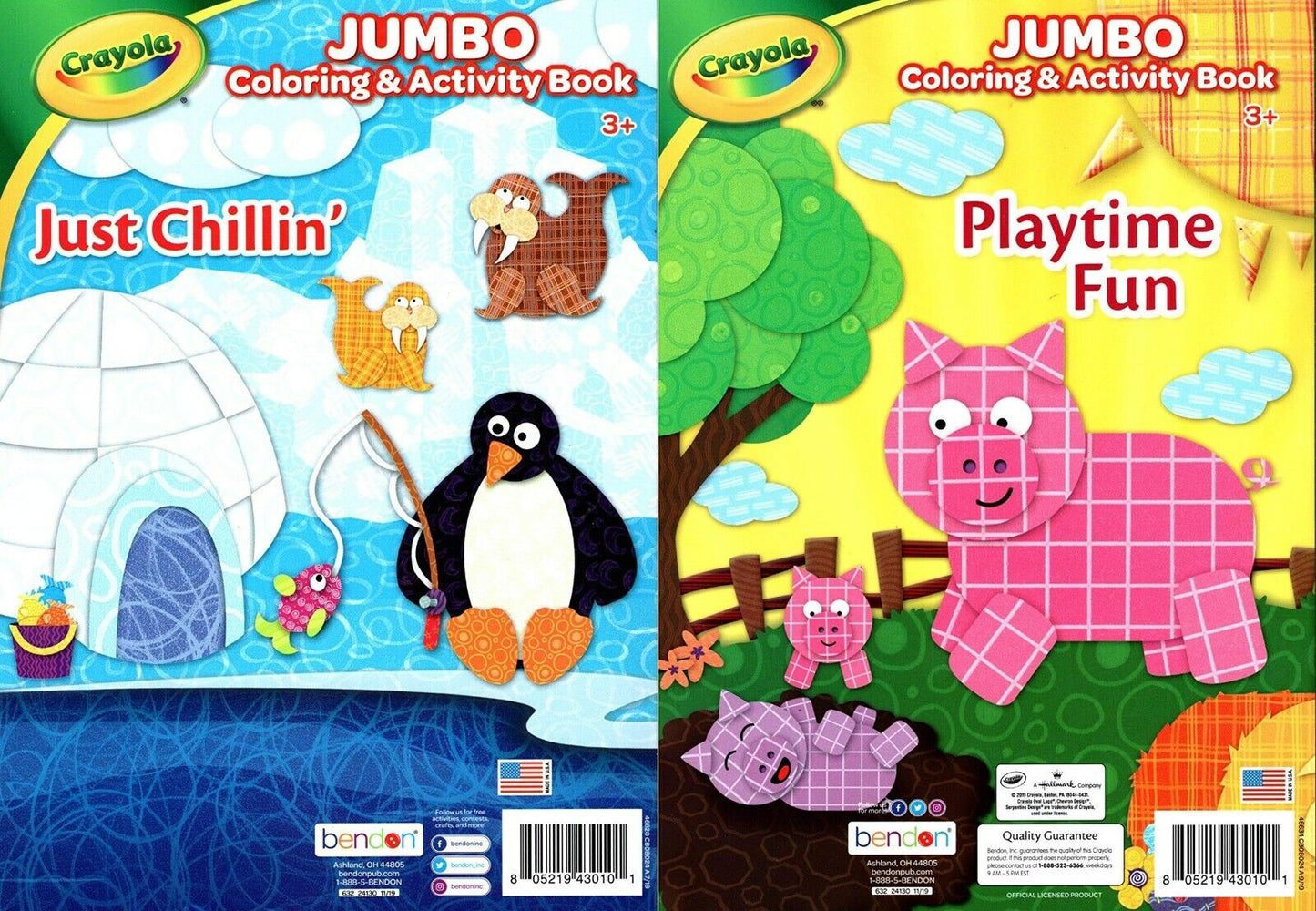 Crayola - Jumbo Coloring & Activity Book - Playtime Fun and Just Chillin