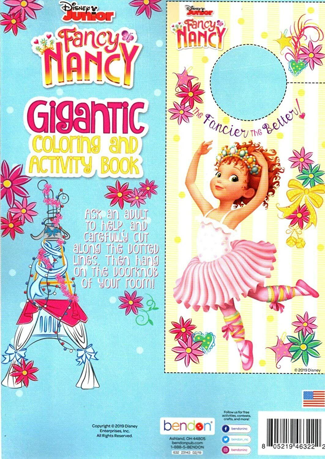 Disney Junior - Fancy Nancy - Gigantic Coloring & Activity Book - 200 Pages