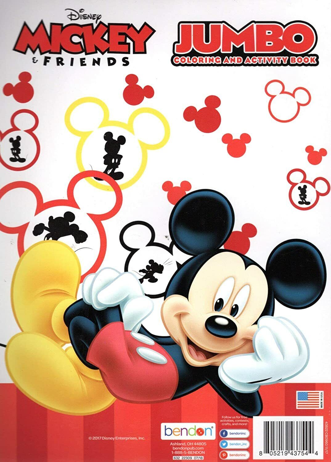 Mickey and Friends ''I'm All Ears'' Big Fun Book to Color - v2