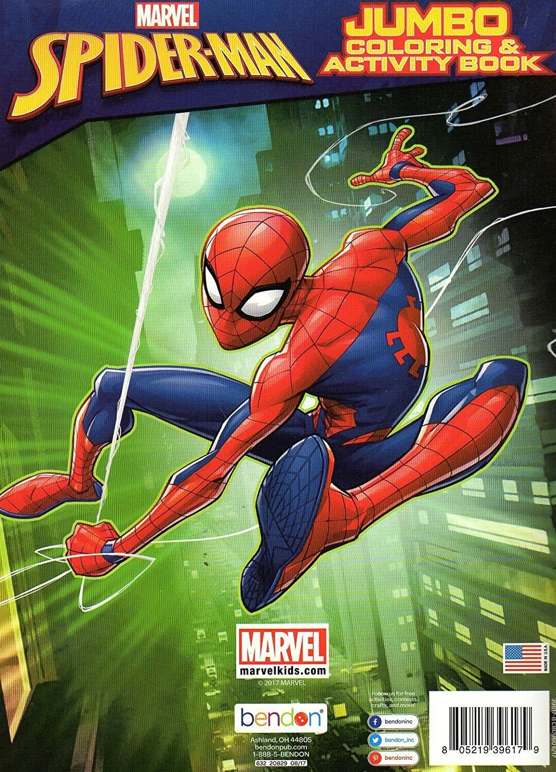 Marvel Spider-Man Jumbo Coloring and Activity Book - v2