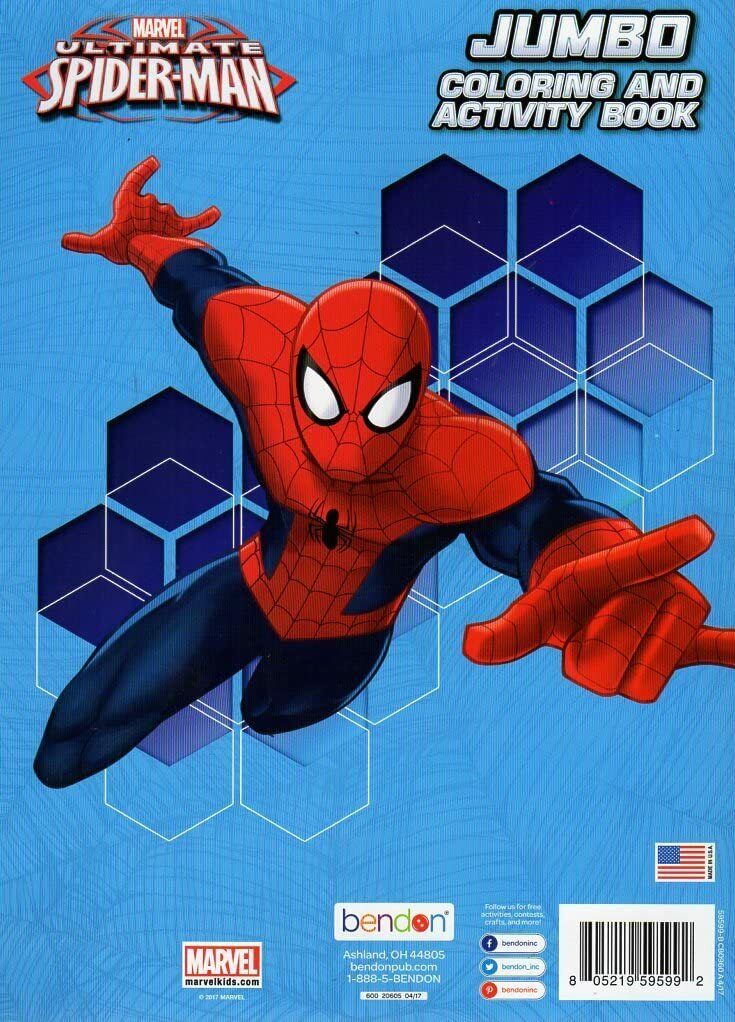 Marvel Ultimate Spider-Man Jumbo Coloring & Activity Book