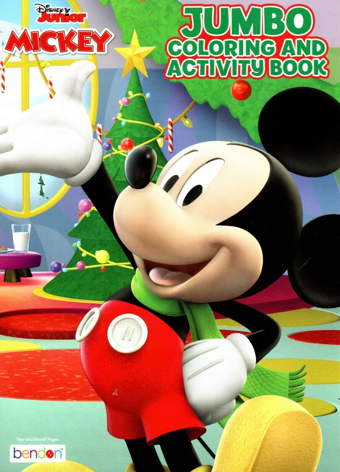 Mickey - Christmas Edition Holiday - Jumbo Coloring & Activity Book - (Set of 2)